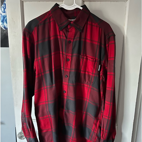 Wolverine Red flannel sz. M - Picture 3 of 5